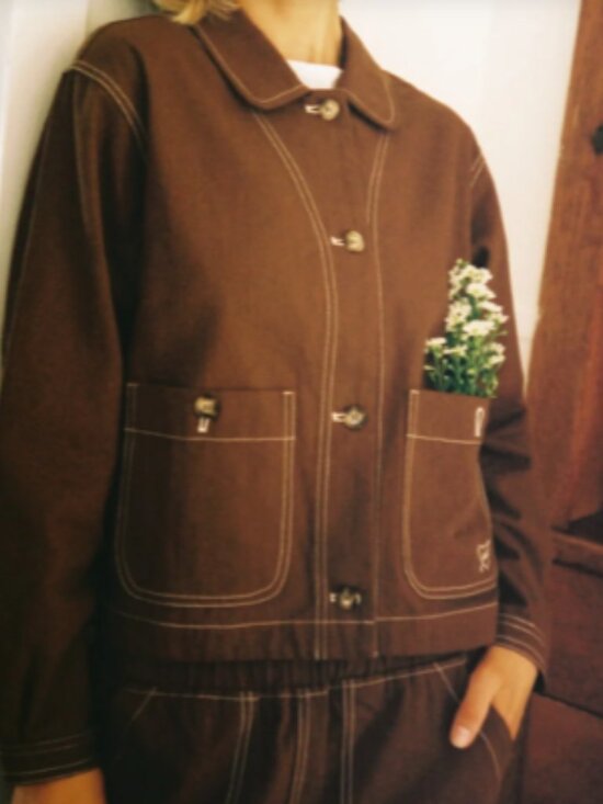 Lisa Says Gah Jackets & Blazers - Daphne Jacket - Chocolate - Lisa Says Gah - NWT - LARGE ONLY